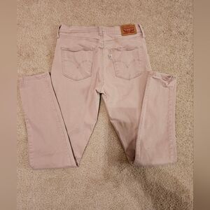 Levi's Women's Pink Jeans 311 Shaping Skinny Size 27